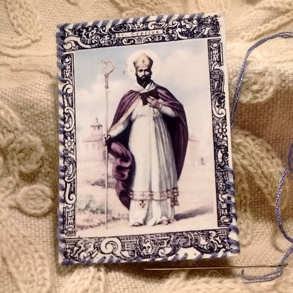 St. Expedite Holy Card, Wallet Sized - Redesigned