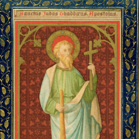 St. Jude Holy Card, Wallet Sized