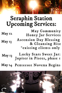 May community honey jar services start tonight (with a PWYC option)