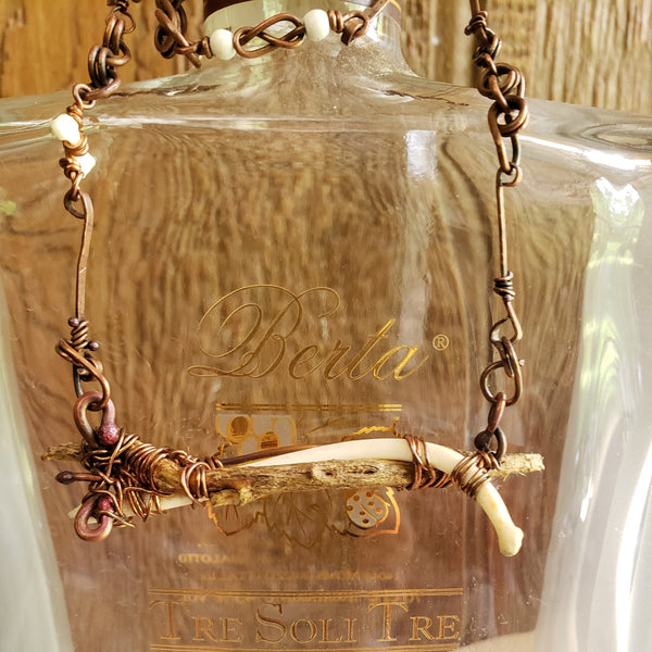 Copper Talisman Necklace - Protection, Luck