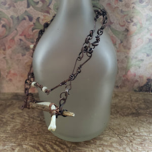 Copper Talisman Necklace - Protection, Luck