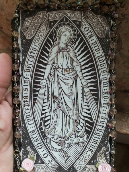 Our Lady of the Miraculous Medal Tin Shrine