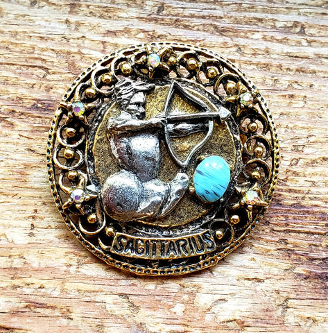 Sagittarius Brooch - Vintage ART Arthur Pepper