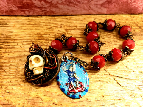 Santa Muerte + St. Michael Chaplet