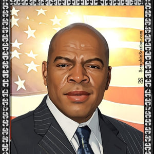 John Lewis Conscience of Congress Mini Holy Card