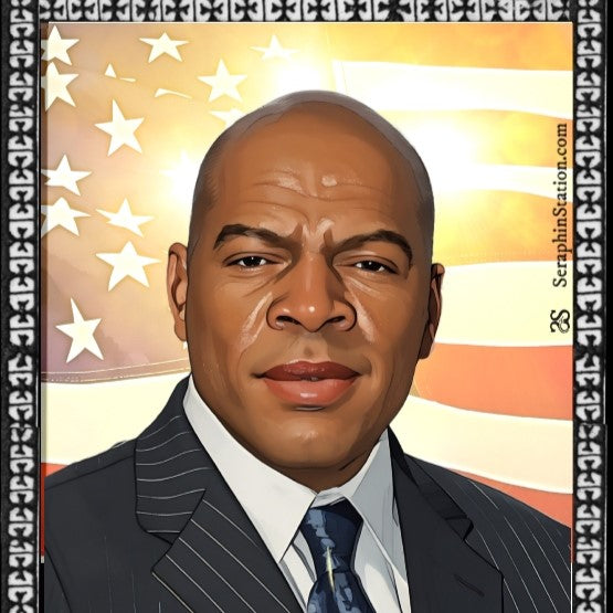 John Lewis Conscience of Congress Mini Holy Card