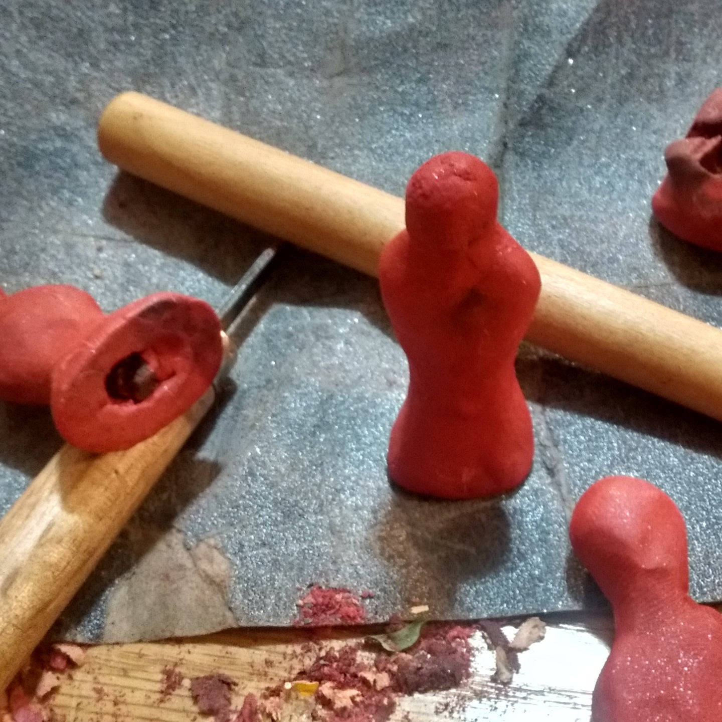 Clay Dolls for Altar Work, Custom-Made