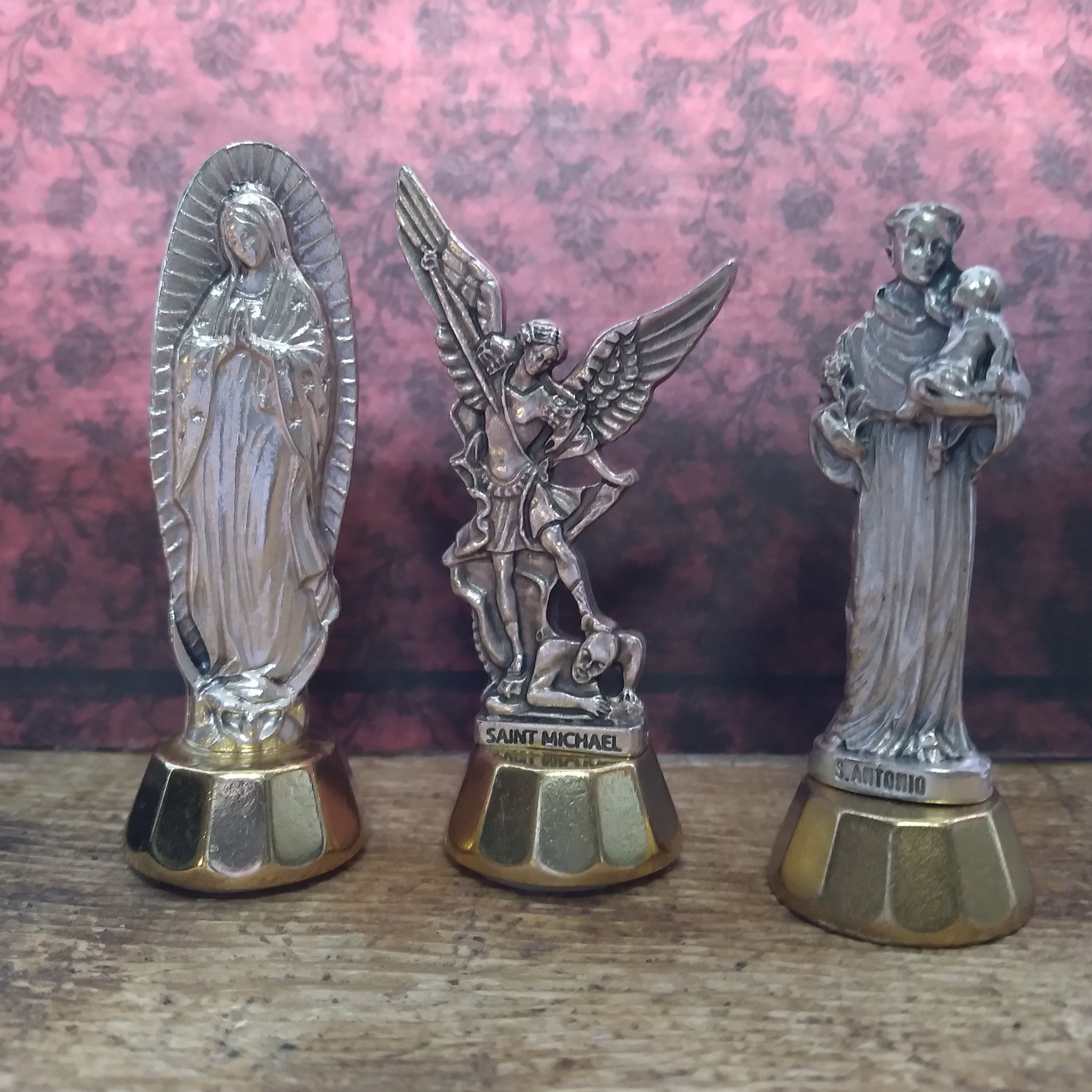 St. Michael Statue - Custom Fixed & Blessed, Pewter