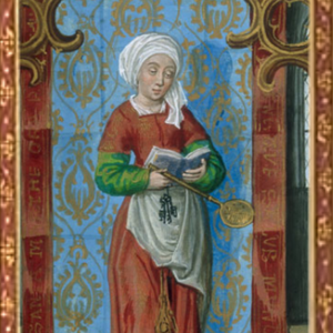 St. Martha Holy Card, Wallet Sized