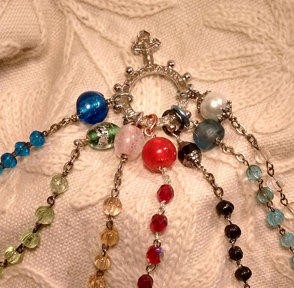 Hoodoo Rootworker's Seven-Way Rosary Chaplet, Blessed at Seven Altars